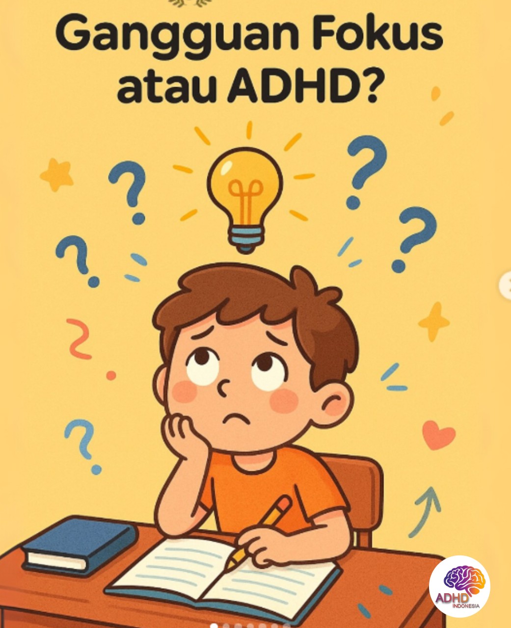 ADHD dan Kesulitan Fokus Anak: Edukasi untuk Keluarga di Kabupaten Nganjuk