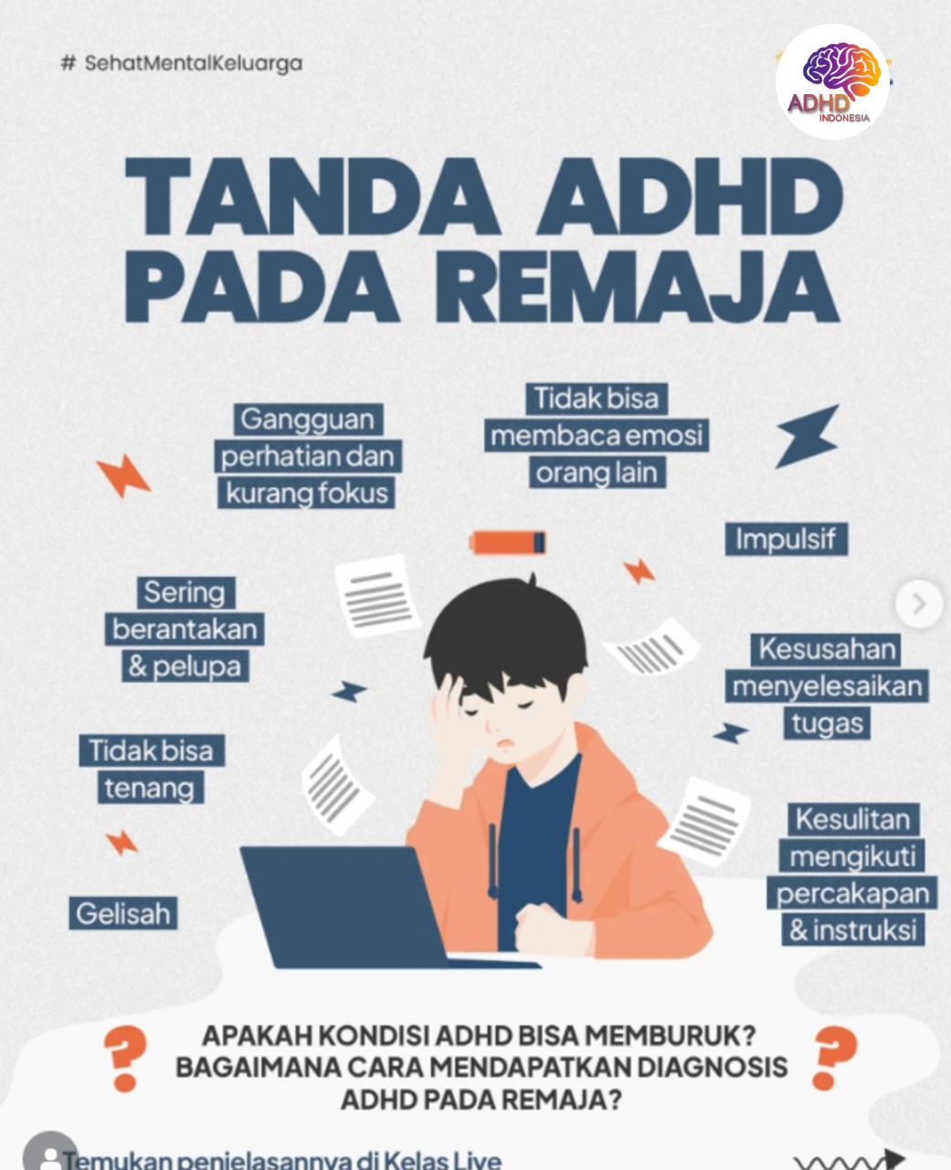 Screening ADHD Non-Diagnostik: Edukasi Awal bagi Orang Tua di Kabupaten Nganjuk