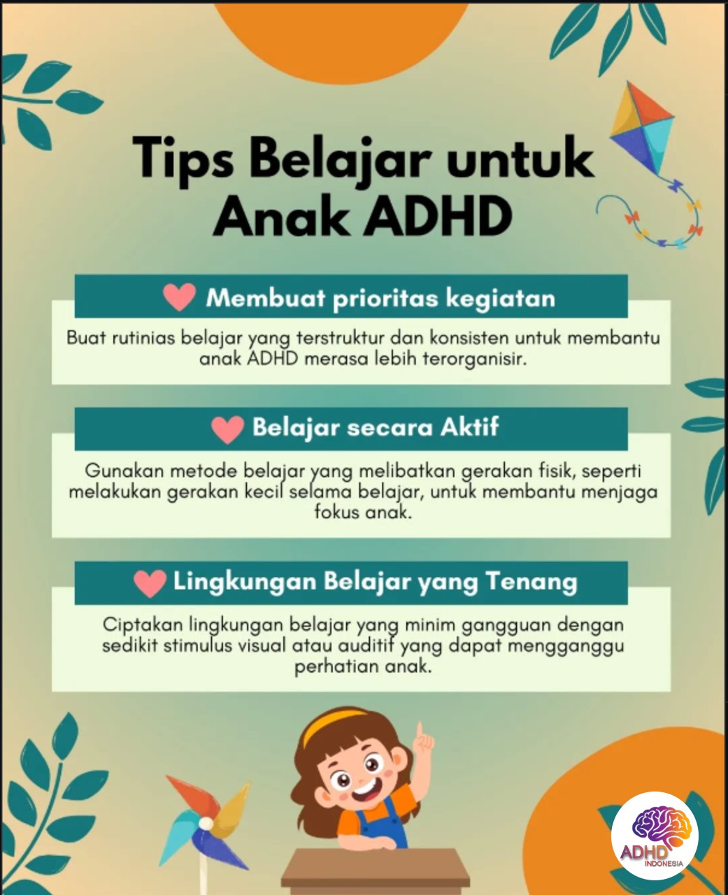 Strategi Belajar yang Cocok untuk Anak ADHD di Kabupaten Nganjuk
